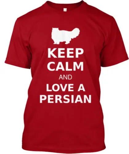 Persian Cat T-Shirt Made in the USA Size S to 5XL