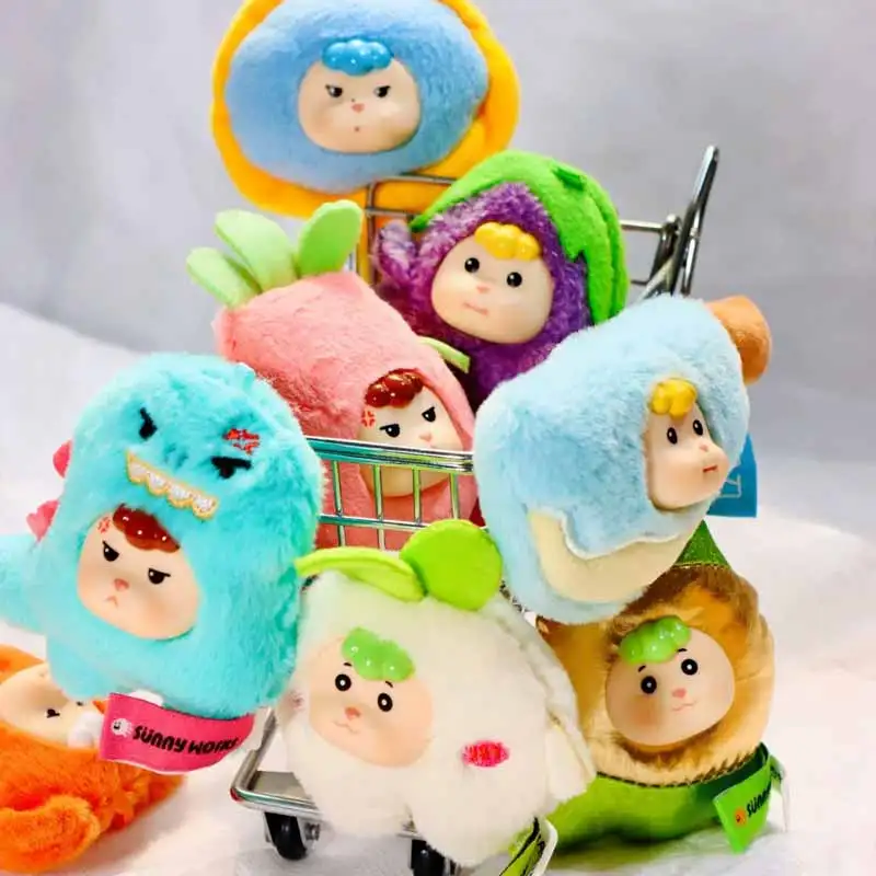 Bestie Lamb Mini Alles hat eine Einstellung Blind Box Serie Niedliche Brosche Schlüsselanhänger Anhänger Kühlschrank Aufkleber Mystery Box Geschenke