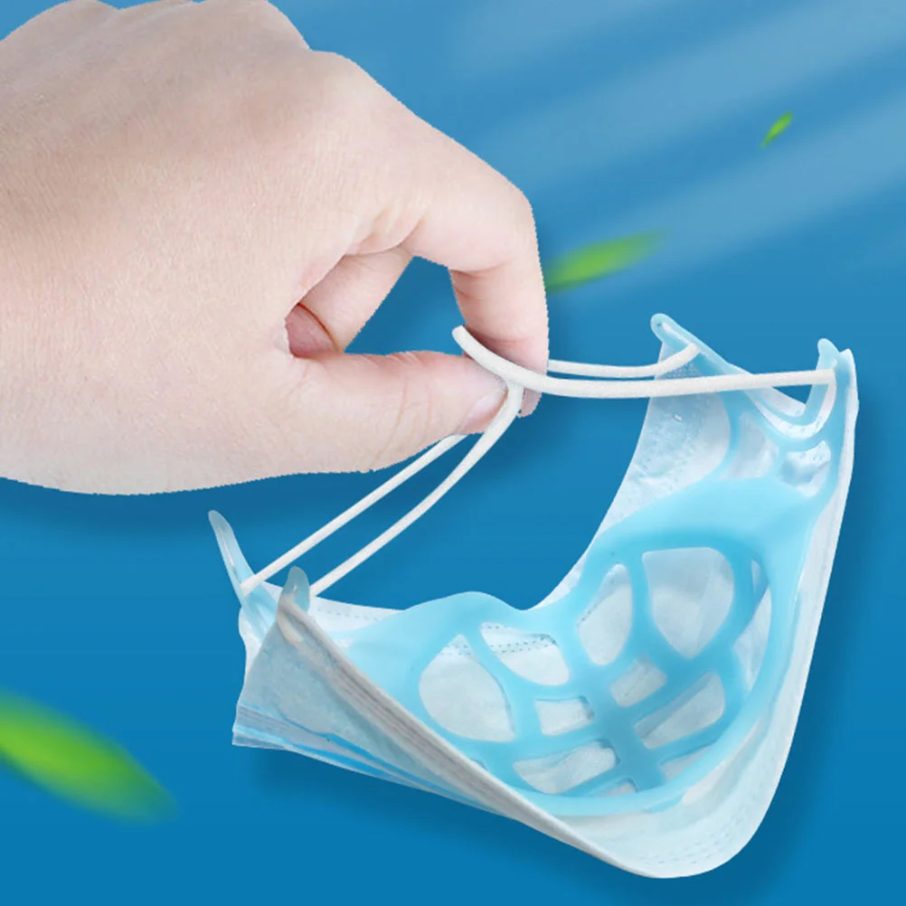 12 Pcs Mask Inner Bracket Comfortable Stand Anti stuffy PE Breathing Holder Support 3D Lipstick Protector Health