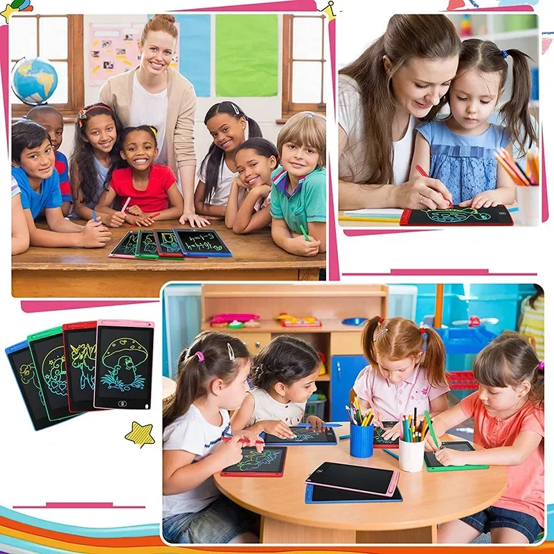 8.5/10 inch LCD Writing Tablet Drawing Board Kids Graffiti Sketchpad Toys Handwriting Blackboard Magic Drawing Board Toy