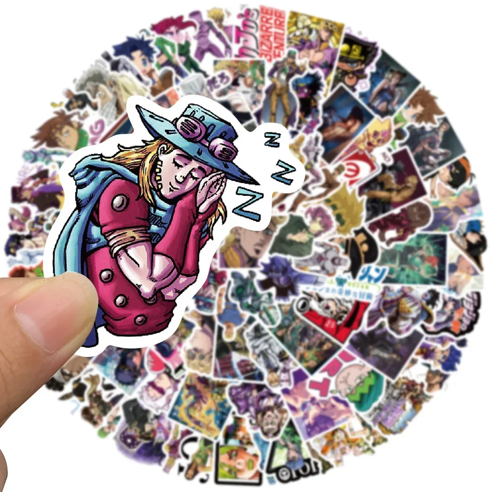 10/30/50PCS Anime nowy Jojo Bizarre Adventure kalkomania prezent zabawki Graffiti DIY walizka na laptopa Ipad śliczne naklejki sprzedaż hurtowa