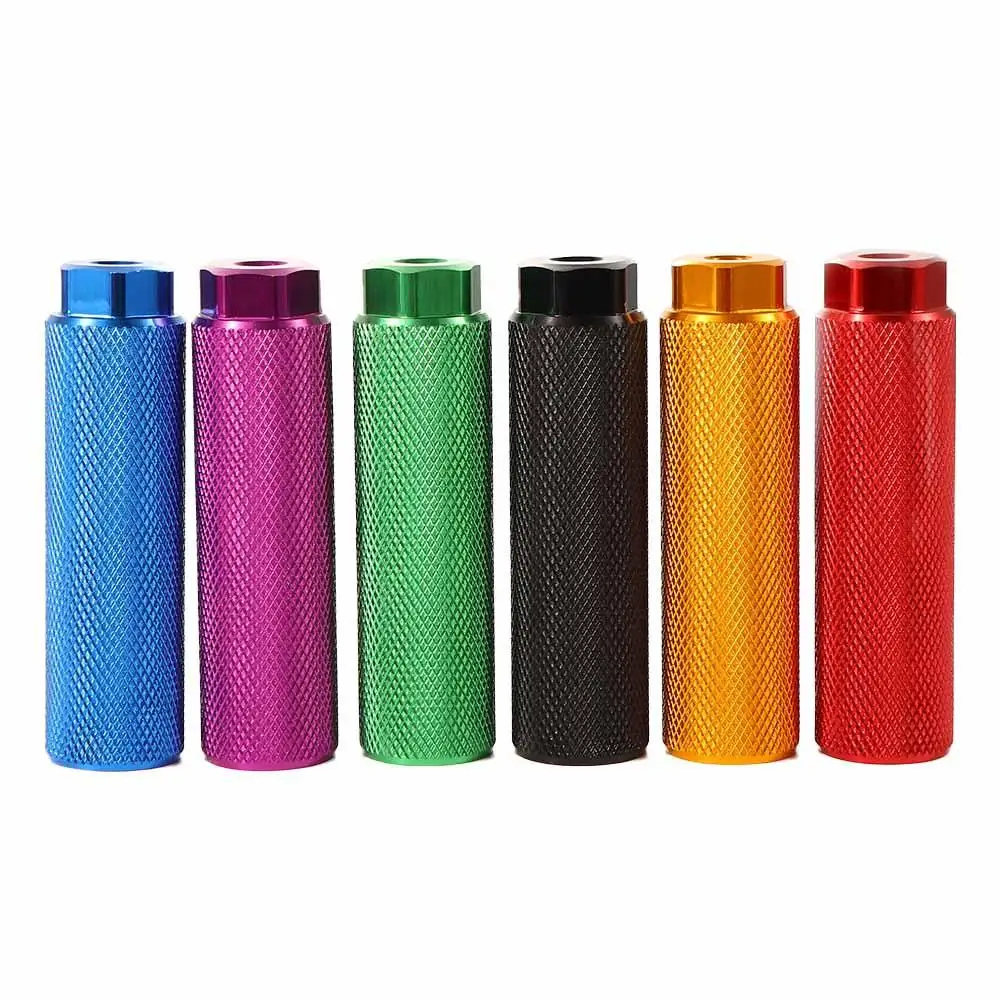 3/8 بوصة المحاور دراجة أجزاء الدراجات حيلة أوتاد المضادة للانزلاق BMX أوتاد دراجة المحور دواسة الدراجة الرصاص القدم الدراجة أوتاد القدم أوتاد الدراجة