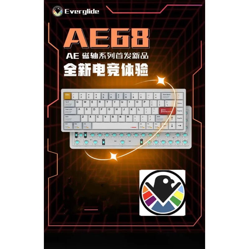 Everglide AE68-8K Mechanical Keyboard Magnetic Switch Axis AE68/8k