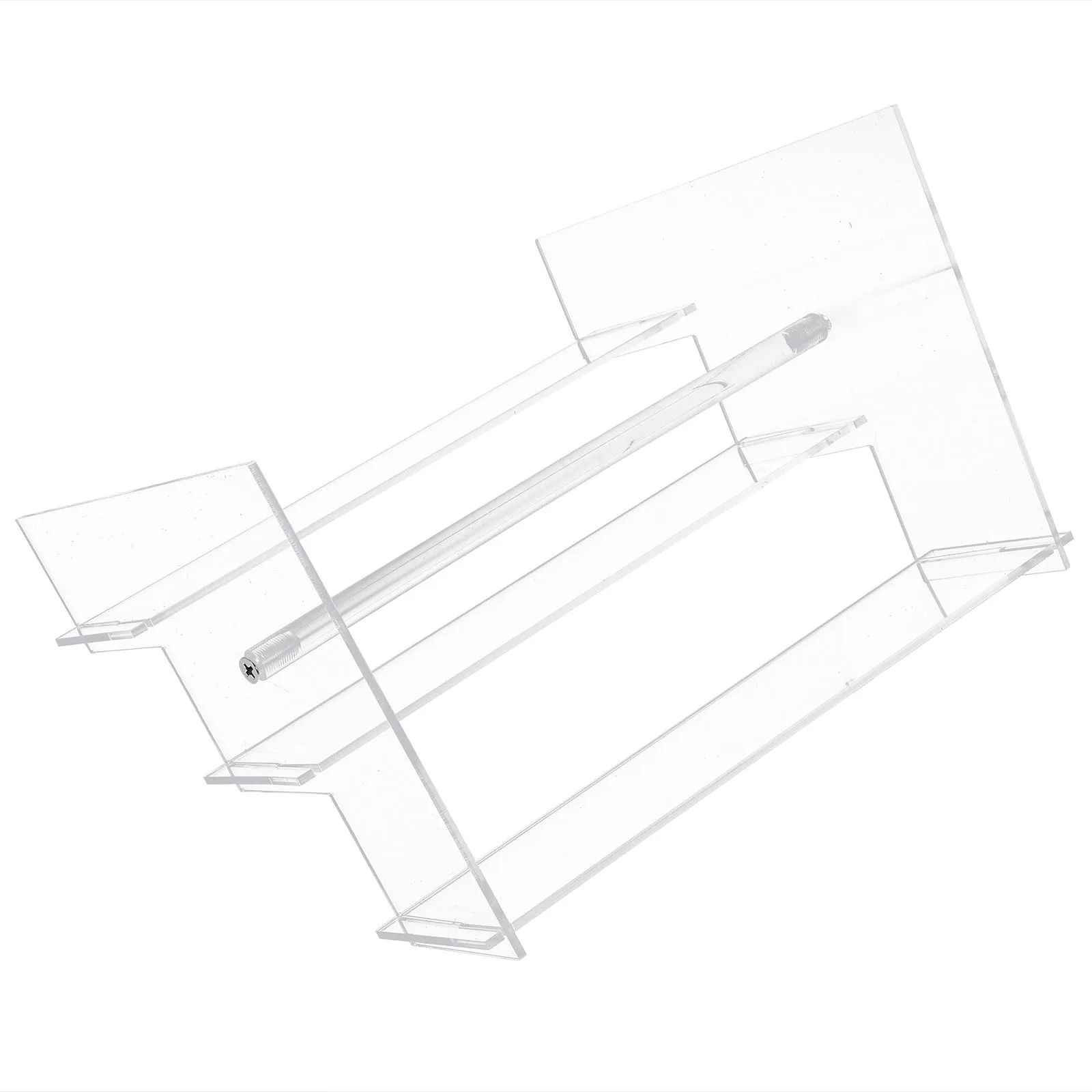 

Desktop Display Stand Acrylic 3-Tier Clear Showcase Organizer for Lipstick Perfume Cosmetics Display Shelf