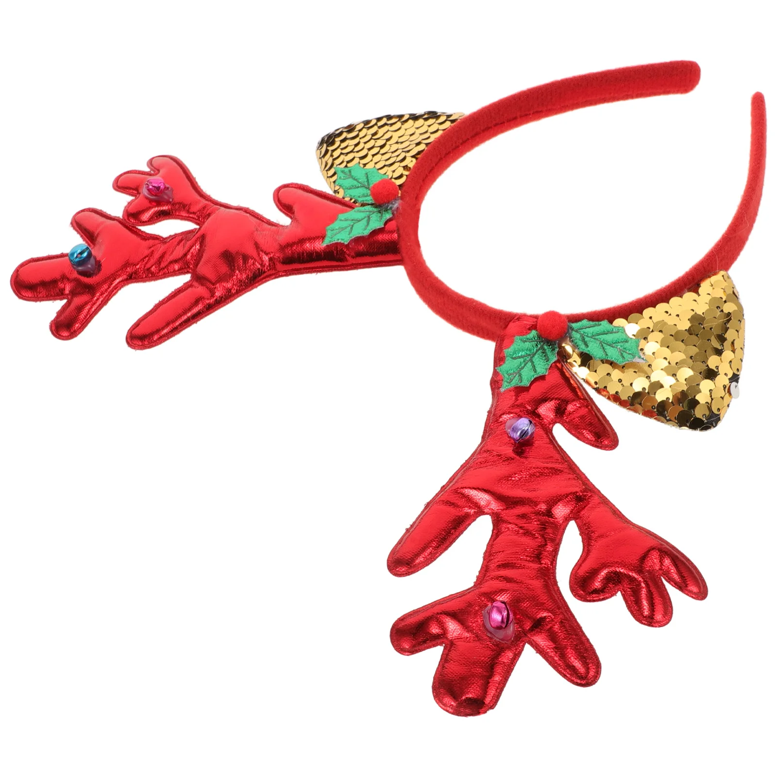 

Cute Reindeer Headband Christmas Party Festival Antler Hair Accessory Durable Plastic Xmas Headdress Fashion Women Hair