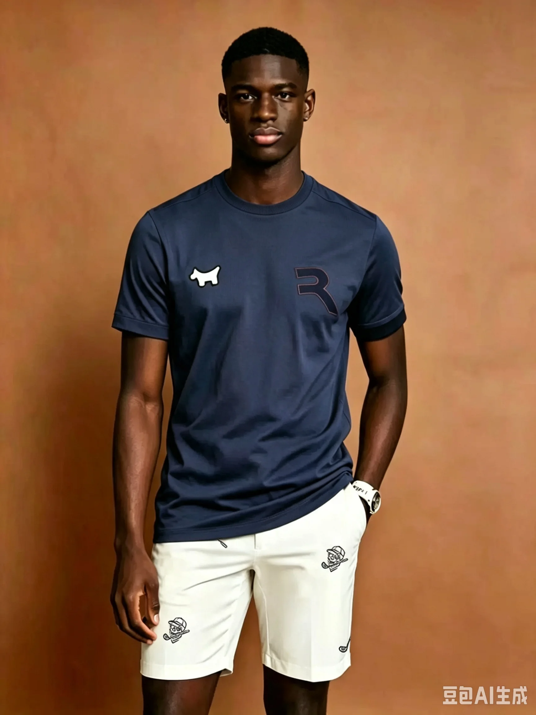 26. Generation Golfbekleidung für Herren, locker geschnittenes Kurzarm-T-Shirt, modisch, vielseitig, lässige Sportbekleidung, Golfshirt – Detail 5
