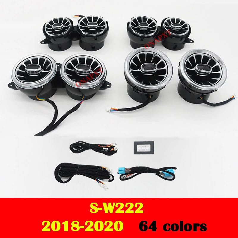 LED turbine nozzle sfeerverlichting luchtroosterlamp voor Benz C/GLC/A/CLA/GLA/E/S/G voor AMG W205 X253 W176 W117 W156 W213 W222 W464