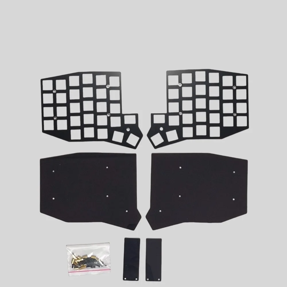 Sofle Choc/MX Split-Tastatur-PCB-Kit, 52-Tasten-Layout, individuelles Zubehör für dünne ESD-kabelgebundene oder kabellose mechanische Tastatur