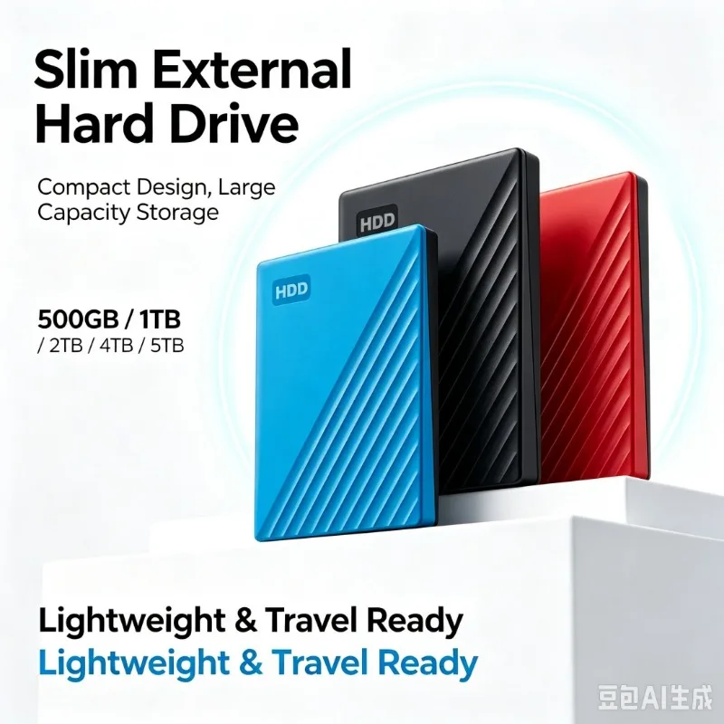 My Passport External Hard Drive USB 3.0 1TB 2TB 4TB 5TB High Speed Portable Encrypted HDD External Storage for PC Laptop Mac