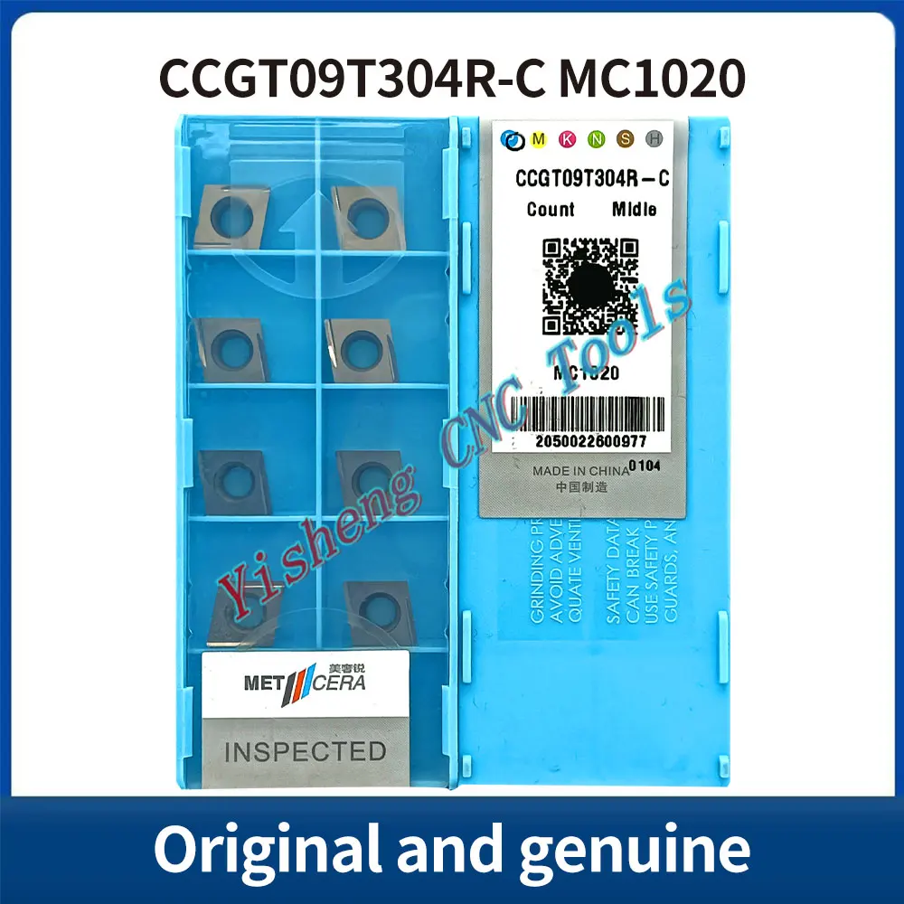 METCERA Utensili da taglio CCGT060204R-C CCGT09T302L-C CCGT09T302R-C CCGT09T304L-C CCGT09T304R-C MC1020 Inserti in metallo duro CNC
