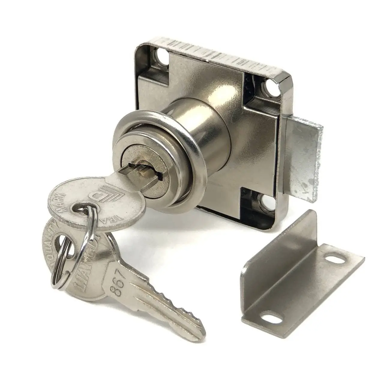 1 комплект, многоразовый мебельный замок из цинкового сплава, замки для витрины для ящика шкафа, бытовые офисные шкафчики, фурнитура