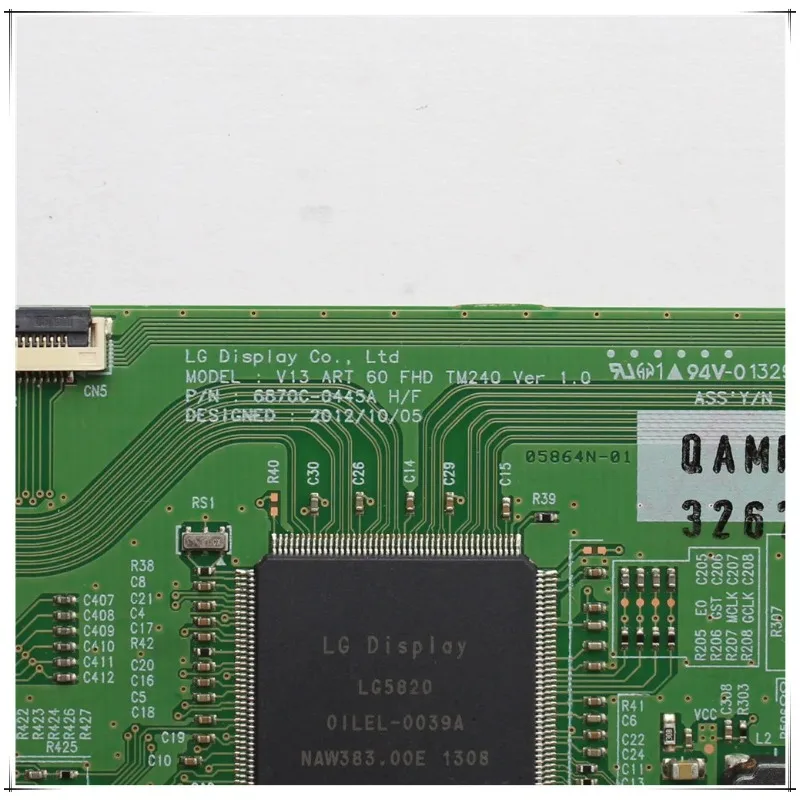 6870C-0445A T Con Board V13 ART 60 FHD TM120 Ver 1.0 للأعمال 6870C0445A #2