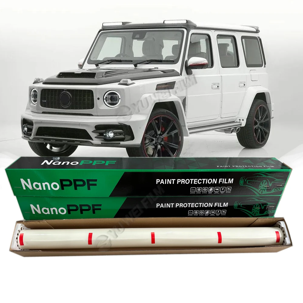 

7.5mil 1.52*15m PPF Film Self Healing Car Protection Film TPU TPH PPF Gloss Transparent Removable Car PPF Paint protection Film