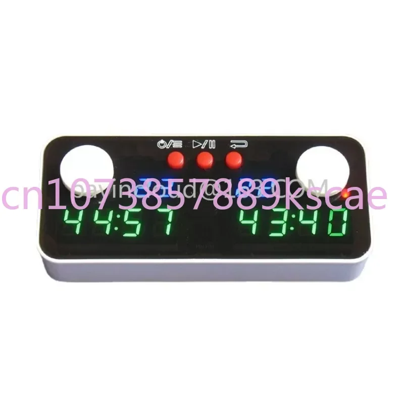 LED display chess clock with built-in rechargeable lithium battery Chinese chess and go time clock