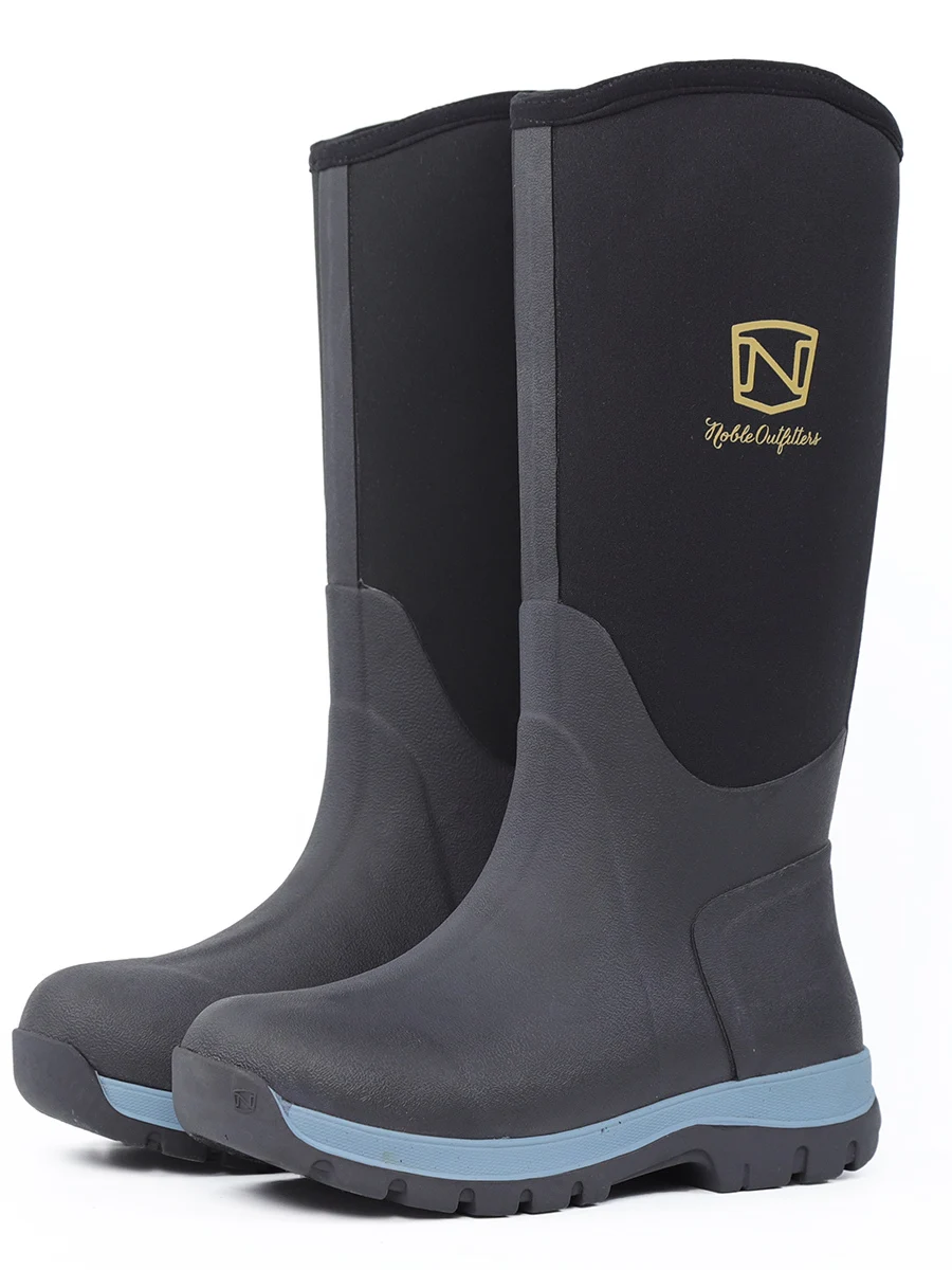 

Women's High-Tube Outdoor Waterproof Rain Boots Thi Bot Wear-Resistant Rubber oes Warm Breathable Waterproof Boots Col...