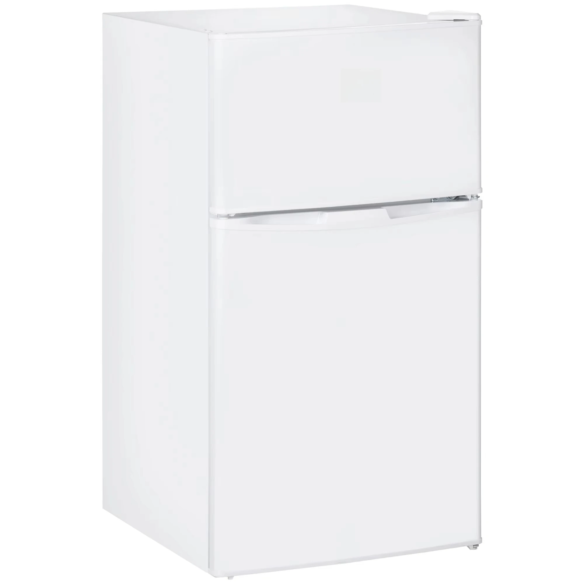 Mini Refrigerador Compacto de Doble Puerta DB 3.2 con Congelador, Estante Ajustable y Termostato, Refrigeración por Aire, Enchufe Tipo UK
