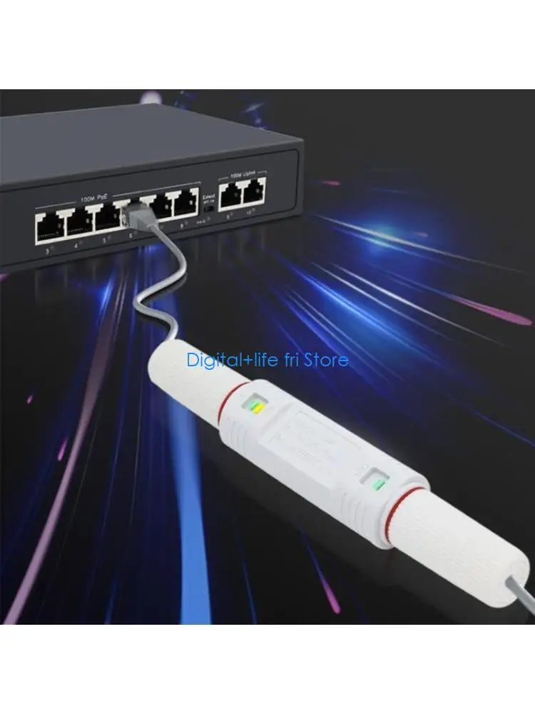 

E06D Надежный усилитель наружных сетей IP66 Водонепроницаемые удлинители Poe до 30 Вт Расширение безопасных сетей на входе