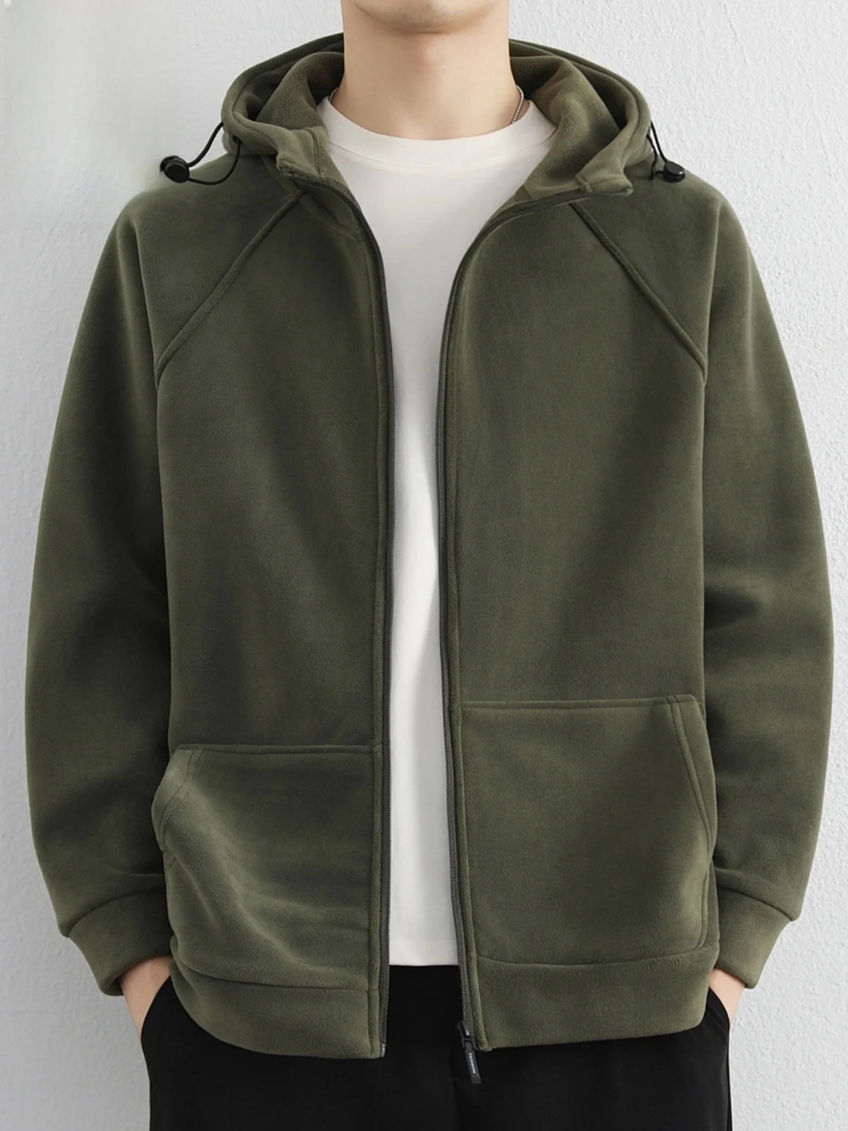 

Мужская толстовка-кардиган Fce Open с капюшоном, весна 2026, новая спортивная повседневная куртка, мужская одежда из комфортного полиэфирного волокна