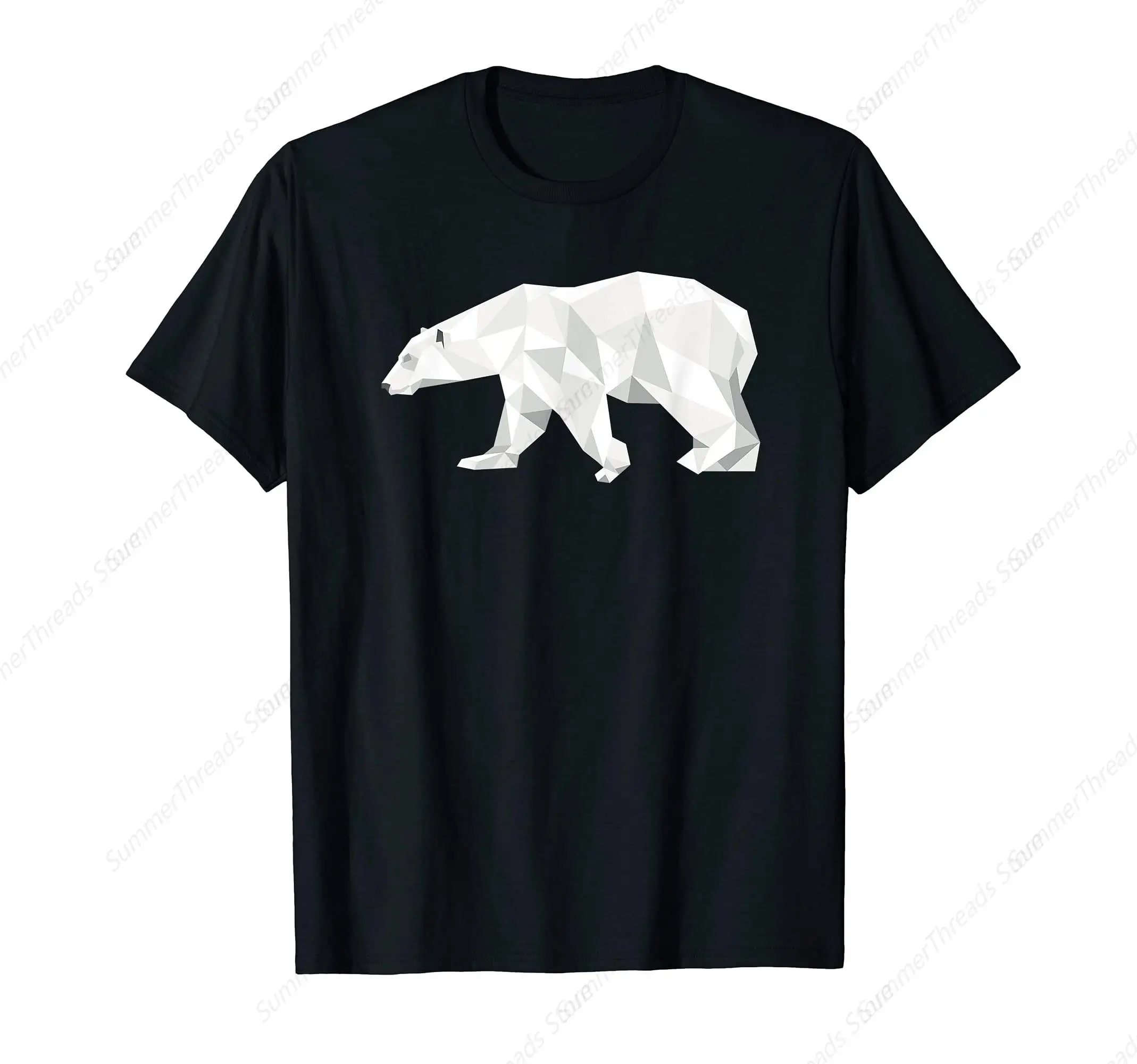 Distressed Alaska Shirt with Bear and American Flag Souvenir T-Shirt