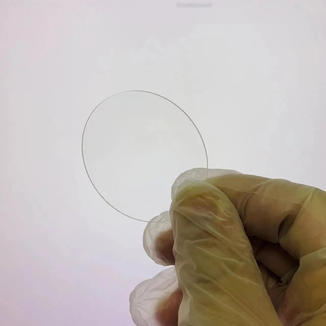 사각 크기 50mm x 50mm 또는 둥근 모양 50mm 명확한 투명한 UV 석영 창 유리판 JGS2