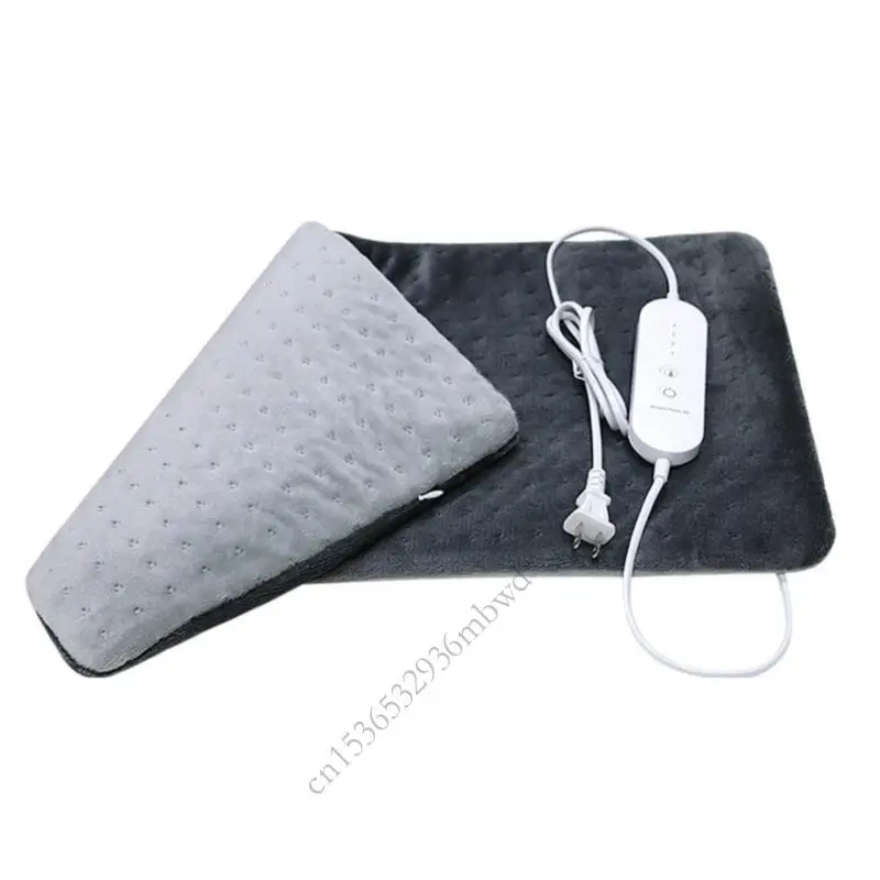 

K43D 110V Electric Blanket With 4 Heating Setting Safety Overheat Shutoff Design For Cold Evening Adults Seniors Kids Use