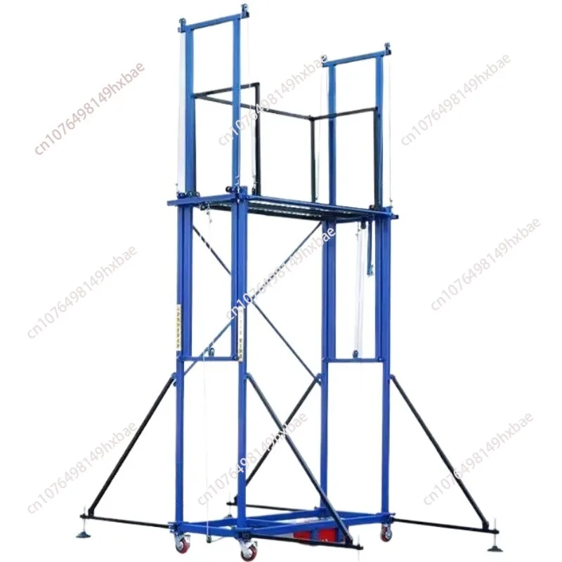 Electric scaffolding foldable remote control hydraulic lifting platform