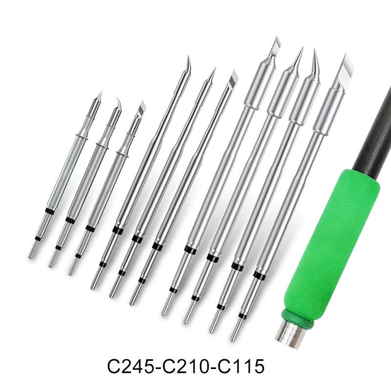 1 قطعة سبيكة لحام رقيق تلميح C210/C245/C115 سبيكة لحام تلميح اختياري لأدوات لحام الدقة JBC استبدال تلميح #2