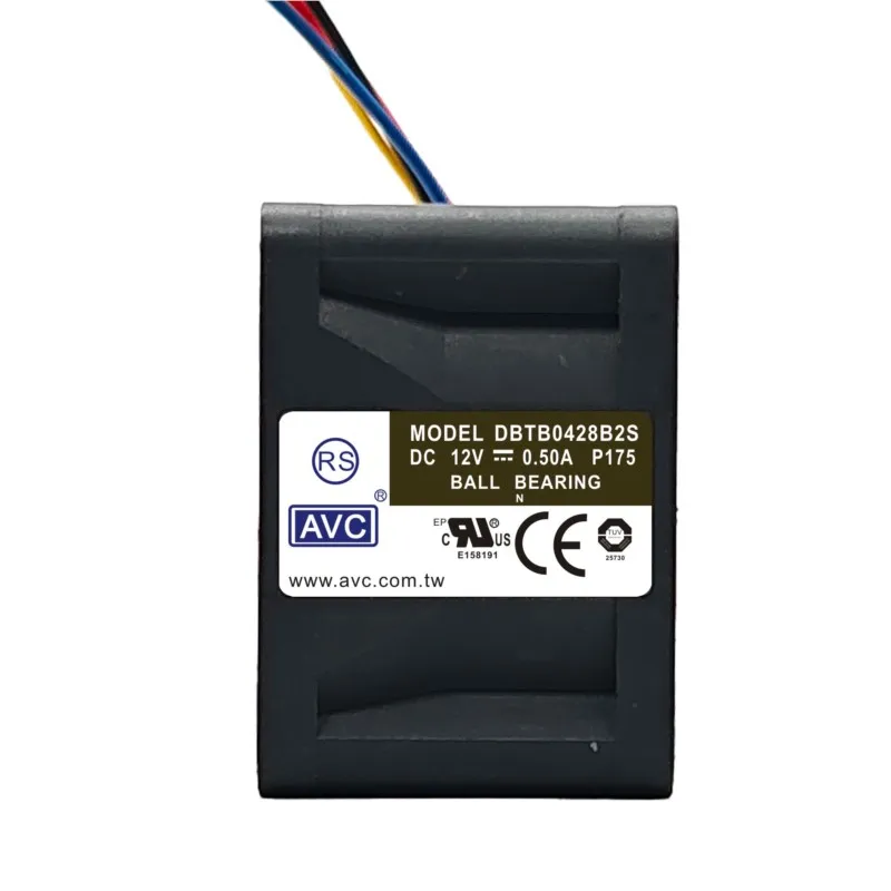 Per AVC DBTB0428B2S 40x40x28mm DC 12V 0.50A Ventola di raffreddamento industriale ad alta velocità PWM a 4 fili