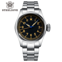 SD1928A New Arrival No Logo C3 Green Luminous 39MM Simple Design NH35 Automatic 200M Waterproof Dive Watch Reloj with 10MM Crown