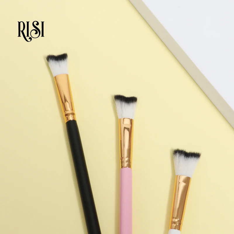 RISI Professional Eyelash Shampoo Brush New Shaped Cleansing Brush For Eyelash Extension Lash Shampoo Brush Lash Cleaning Brush