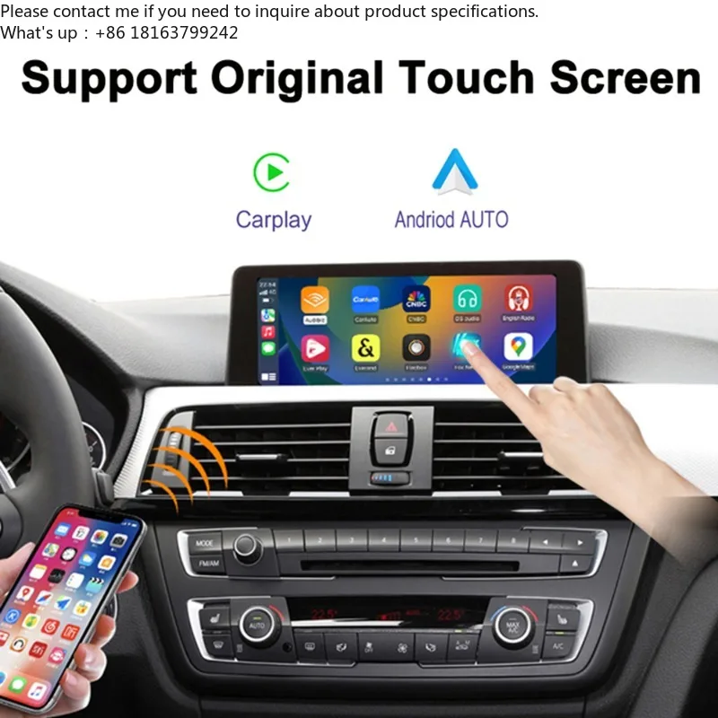 

Wireless Android Auto Support Touch Screen F10 F30 Carplay Module for BMW F20 F22 F31 F34 G11 G30 G32 EVO Apple Car Play
