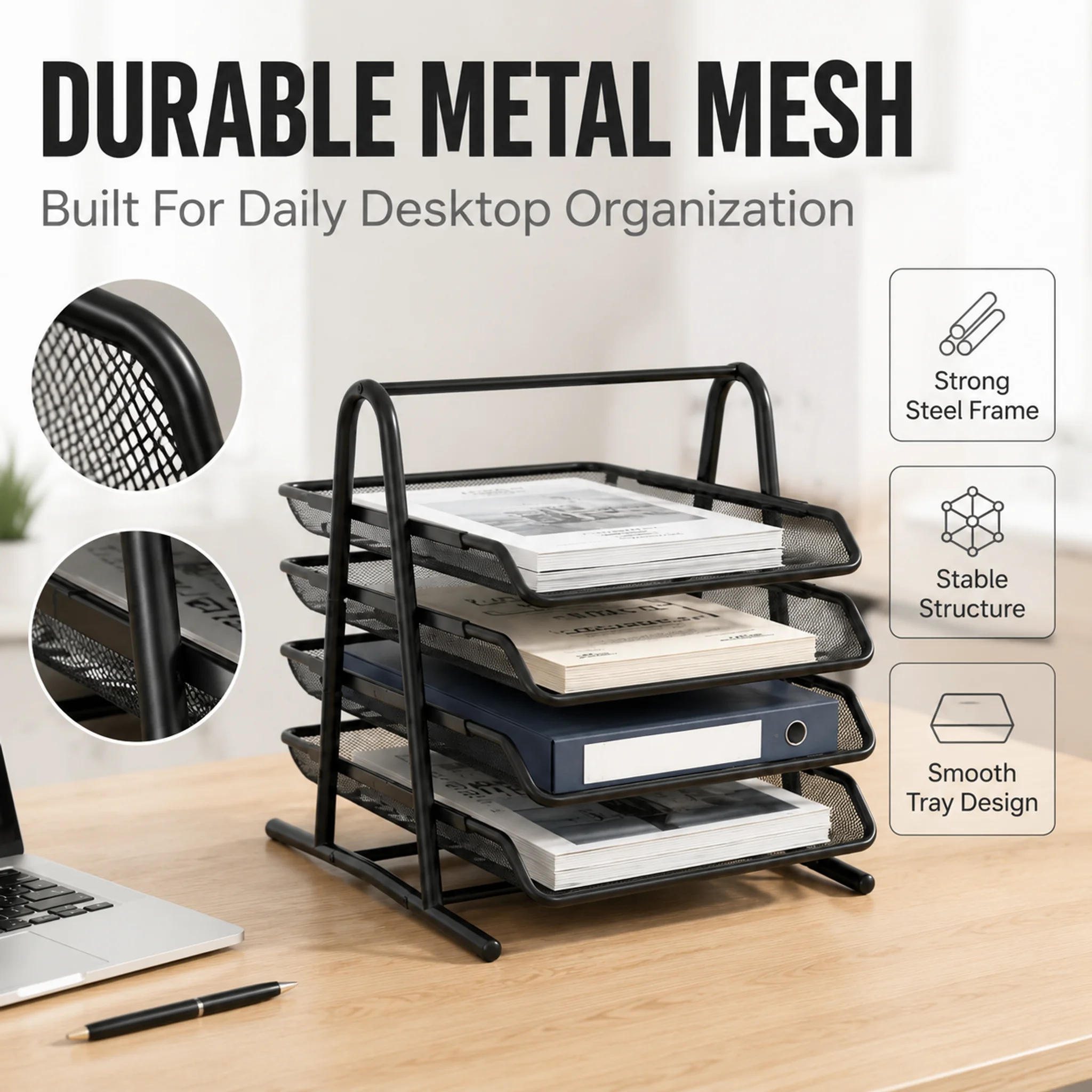 Organiseur de fichiers en mail - Desktop Filing Tray avis et prix