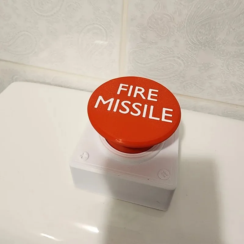 1PC Toilet Flush Button Cover, No-Drill Installation, Fits Standard Valves for Bathroom & Toilet DIY Parts