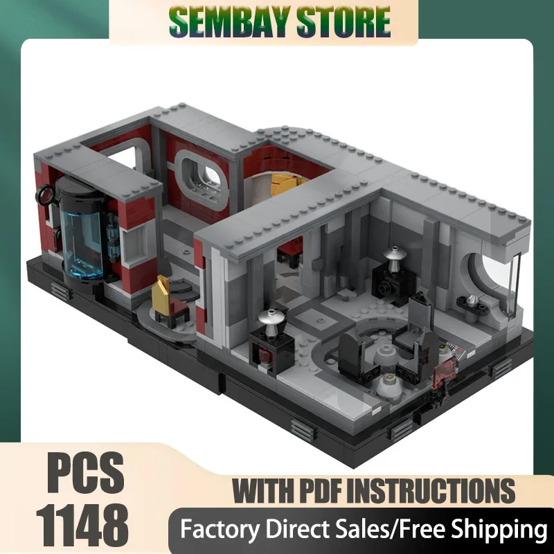 ตัวต่อโมเดลภาพยนตร์ Star Movie ชุดขยายโมดูลาร์ Senate Arrest ของเล่นตัวต่อเทคโนโลยี ของขวัญคริสต์มาส DIY ของเล่นประกอบเอง