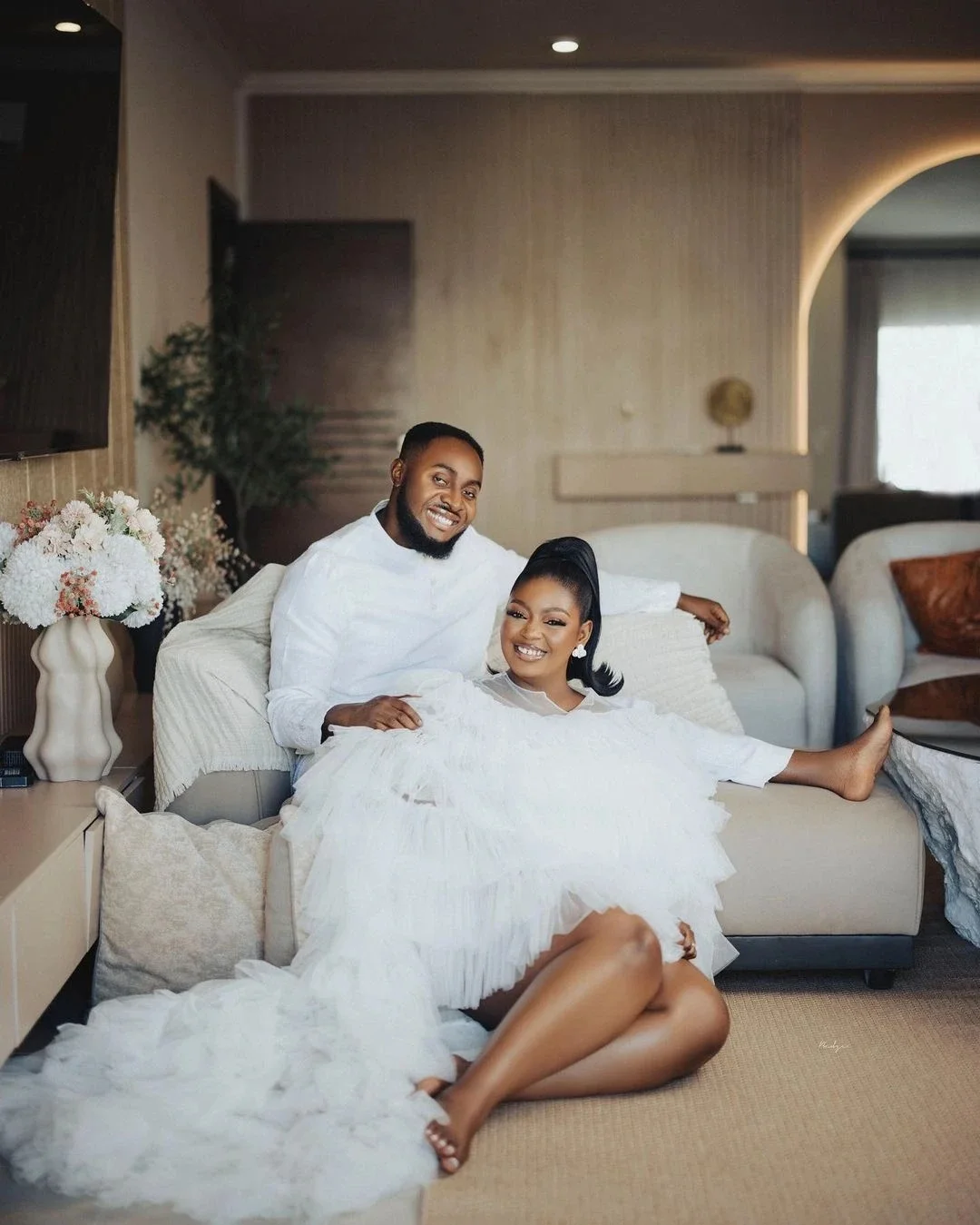 Plus Size Ruffles Bride Robe And Nightgown Customized Bridal Gowns Photo shoot Maternity Dressing Gown for Photography