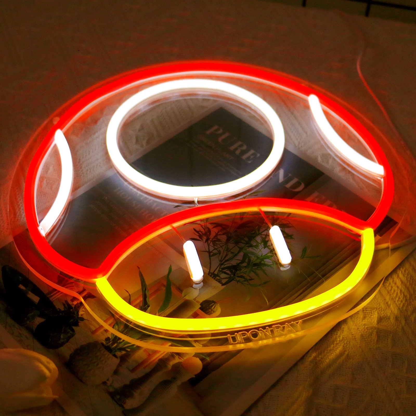 Imagem -04 - Uponray-usb Led Neon Sign Decoração da Sala de Jogos Man Cave Kids Room Gamer Presentes para Meninos