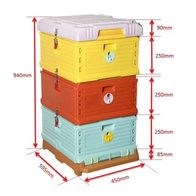 Equipo profesional colmena colmena de abejas colmena