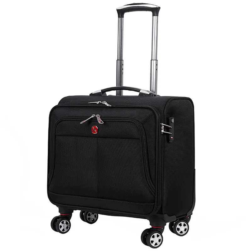 2024 Waterproof and Wear-resistant Carry-on Suitcase Suitcase Lockbox Business Spinner Wheel Oxford Cloth Portable