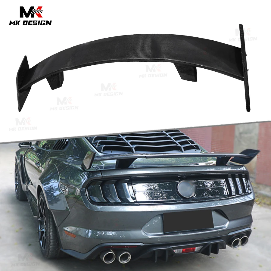 

Carbon Fiber Rear Wing for Ford Mustang 2015-2021 Rear Trunk Spoiler Wing Boot Lip Car Accessories