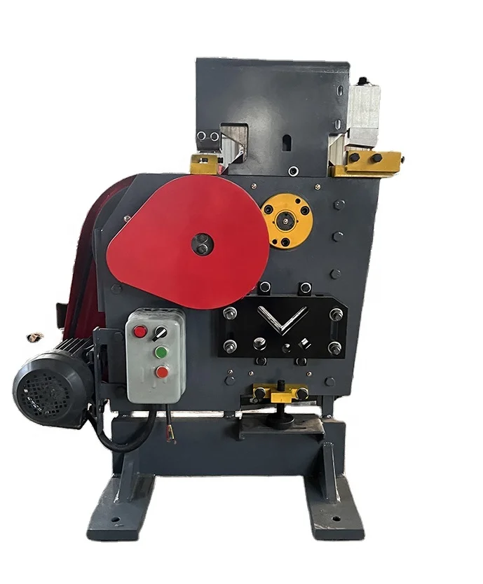 Small Joint Angle Iron Channel Steel Flat Steel Cutting Shear Multi-Functional Punching and Shearing Machine