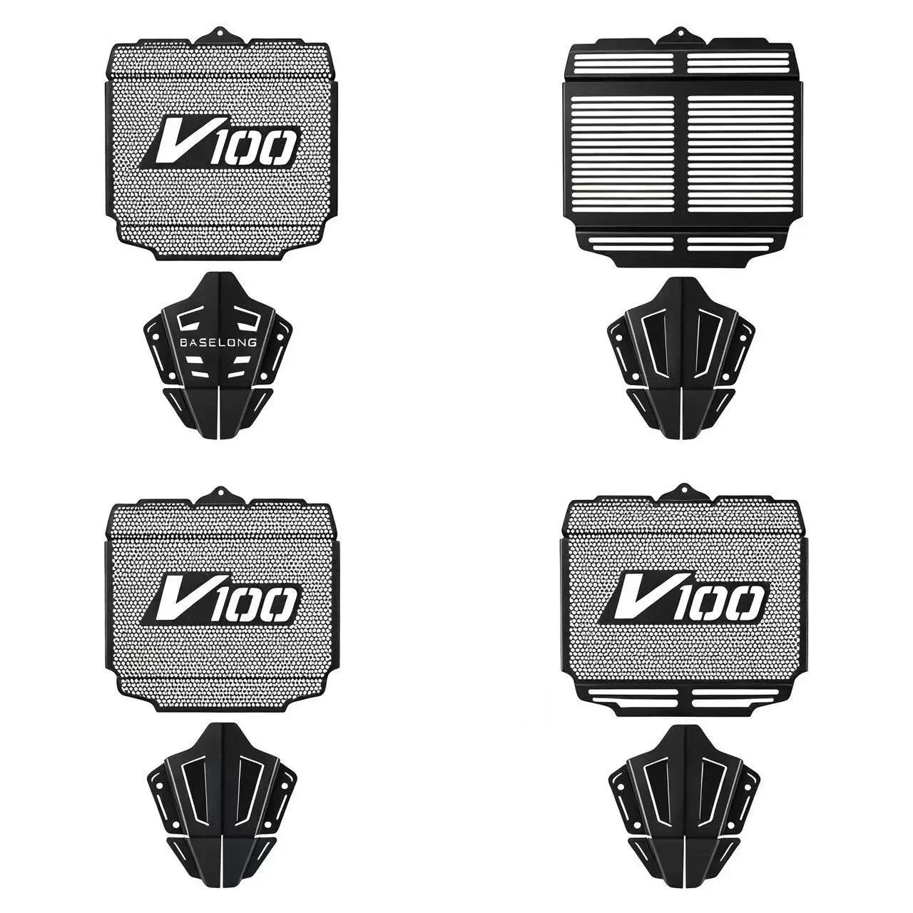 

Radiator Grille Guard Cover For Moto Guzzi V100 Mandello 2022-2024 2025 V 100 Cylinder Head Engine Guard Complete Set