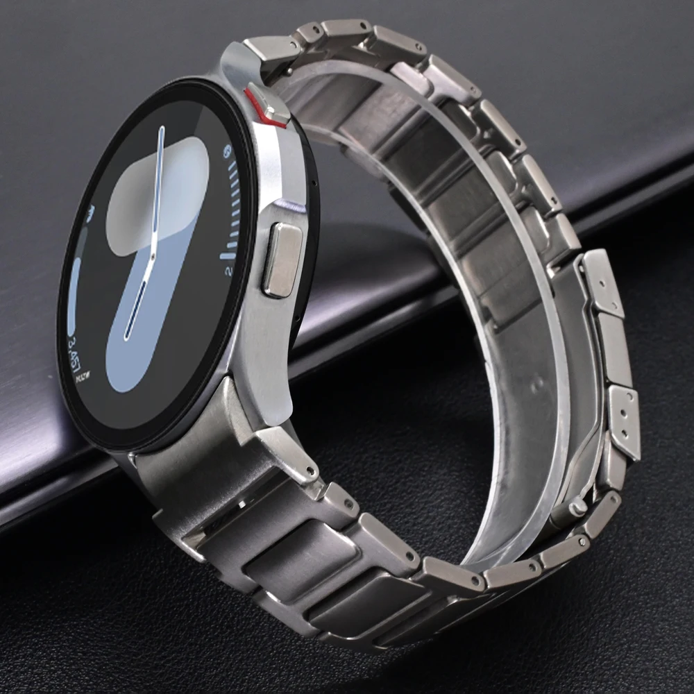 Luxury Titanium Strap for Samsung Galaxy Watch 7 6 5 4 40mm 44mm Business Men Band For Galaxy WATCH 6Classic 43mm 47mm 5Pro 45mm