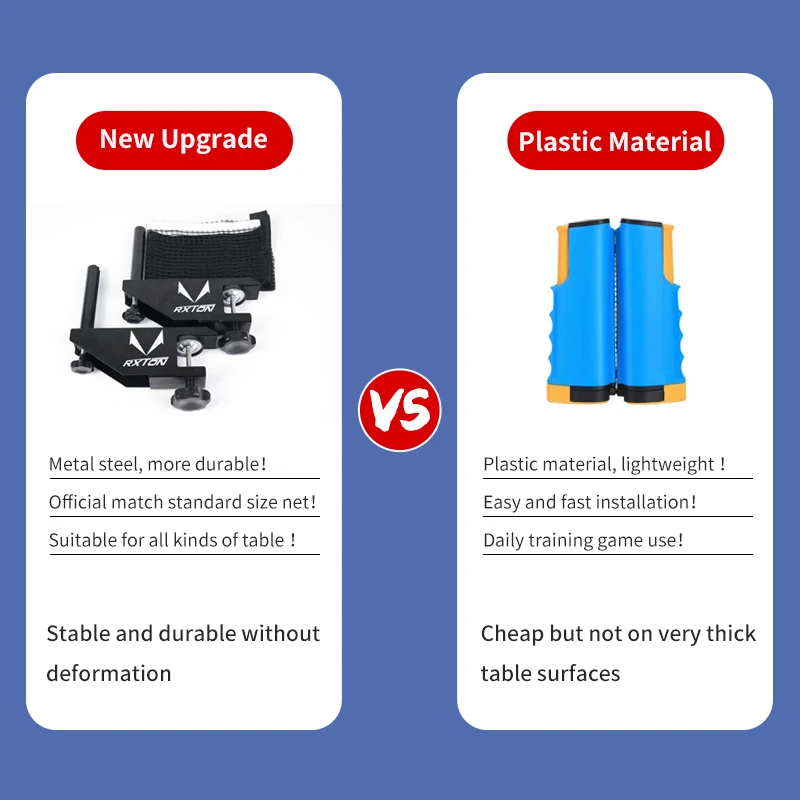 Picture 5: Loki Factory Price Wholesale Metal Portable Foldable Ping Pong Net Set Professional Customized Table Tennis Net and Post