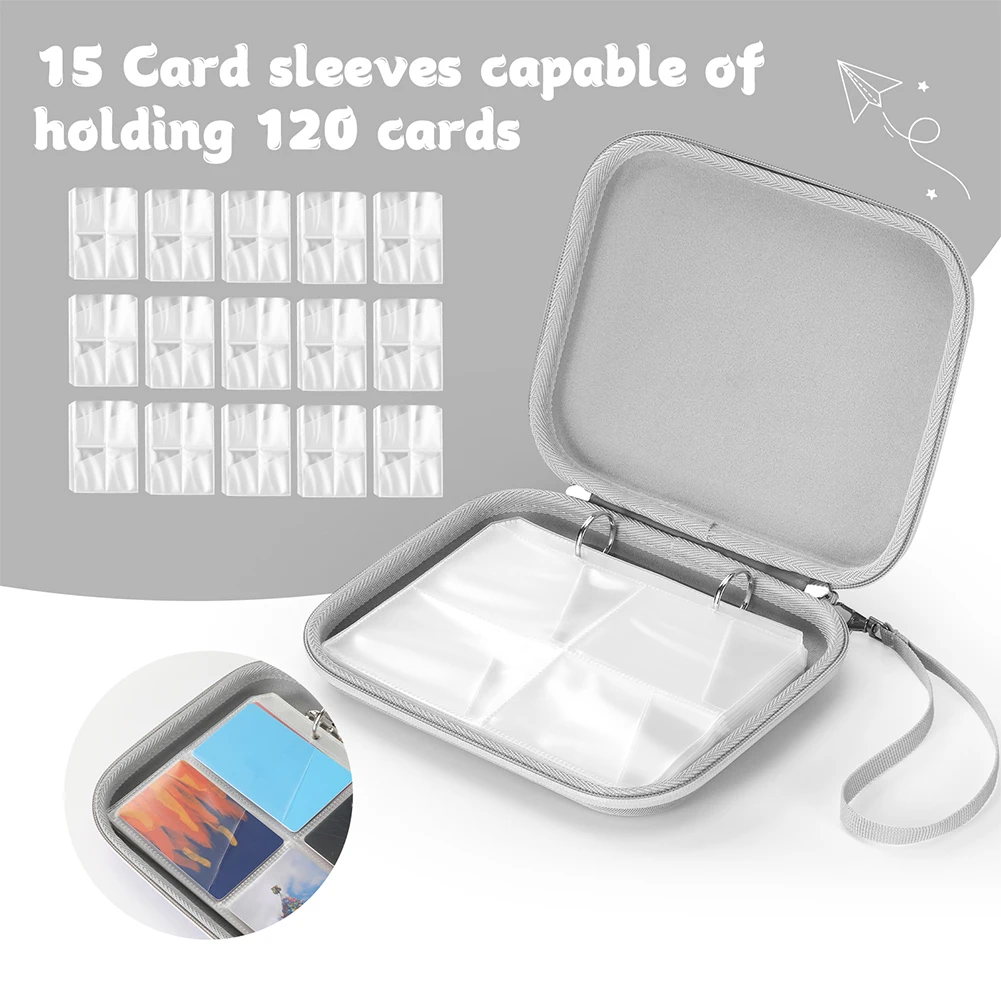Card Case Card Holder for Yoto Cards Soft Portable Folder with Zipper & Pockets Card Holder Binder Sleeve Holder for Yoto Cards