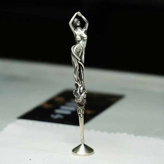 

Handcrafted Original Design Press Stick Dark Style Trendy Gift Desktop Ornament Decoration