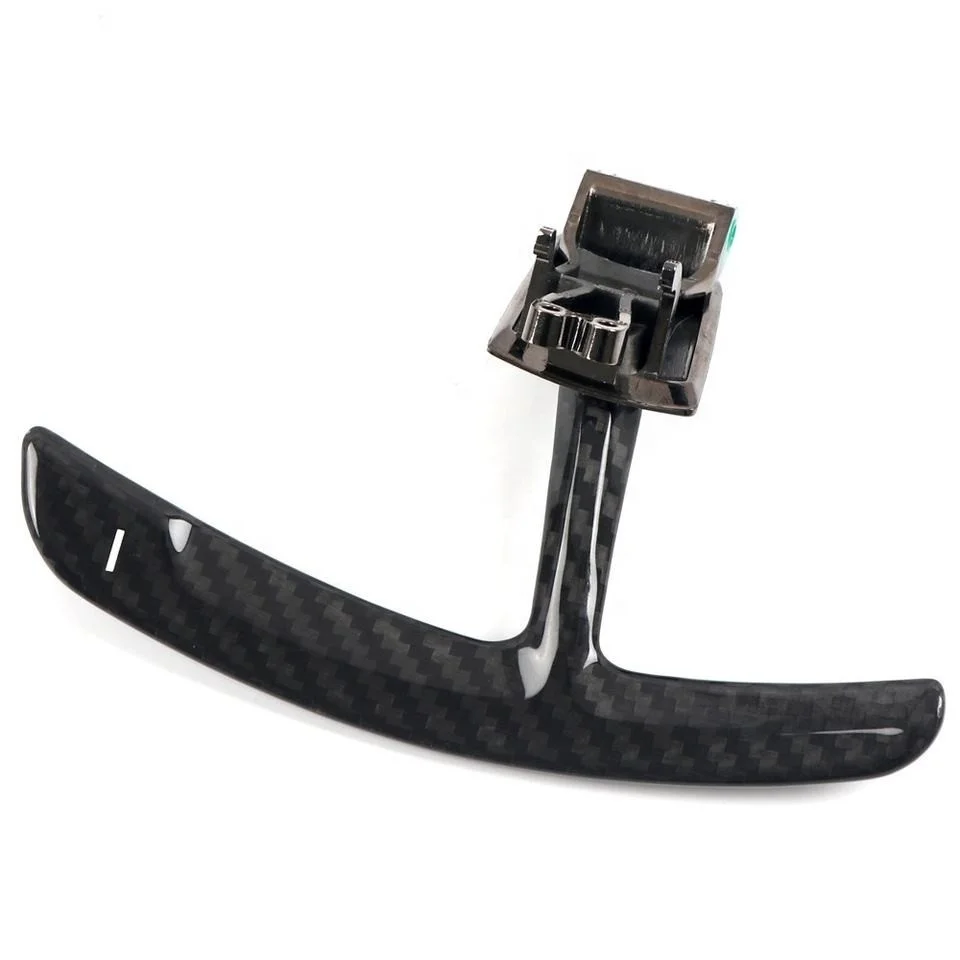 Real Carbon Fiber 2pcs Car Steering Wheel Paddle Shifters Extension for Porsche Macan / Cayenne / 911 / Panamera / 718 / 918