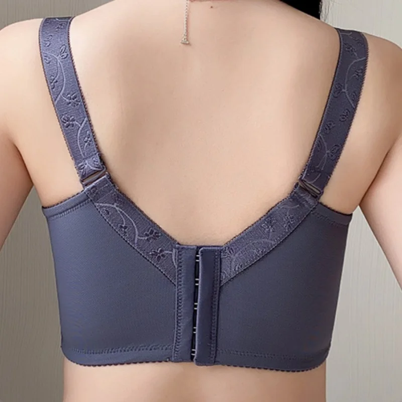 Wireless Large Size Lifting & Supportive Bra for Women Anti-Sag Adjustable Slimming Comfort 75 80 85 90 95 B C D E F