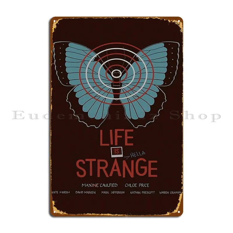 Vintage Life Is Strange Awesome For Movie Fans Metal Sign Club Club Custom Custom Decoration Tin Sign Poster