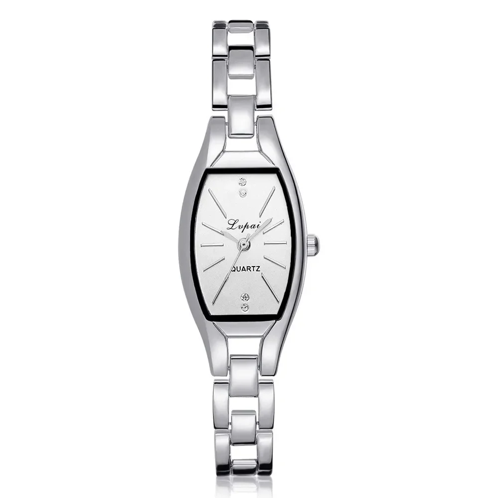 Reloj de cuarzo cuadrado para mujer, elegante reloj digital electrónico para mujer, cabeza concisa, relojes geométricos de diamante para mujer