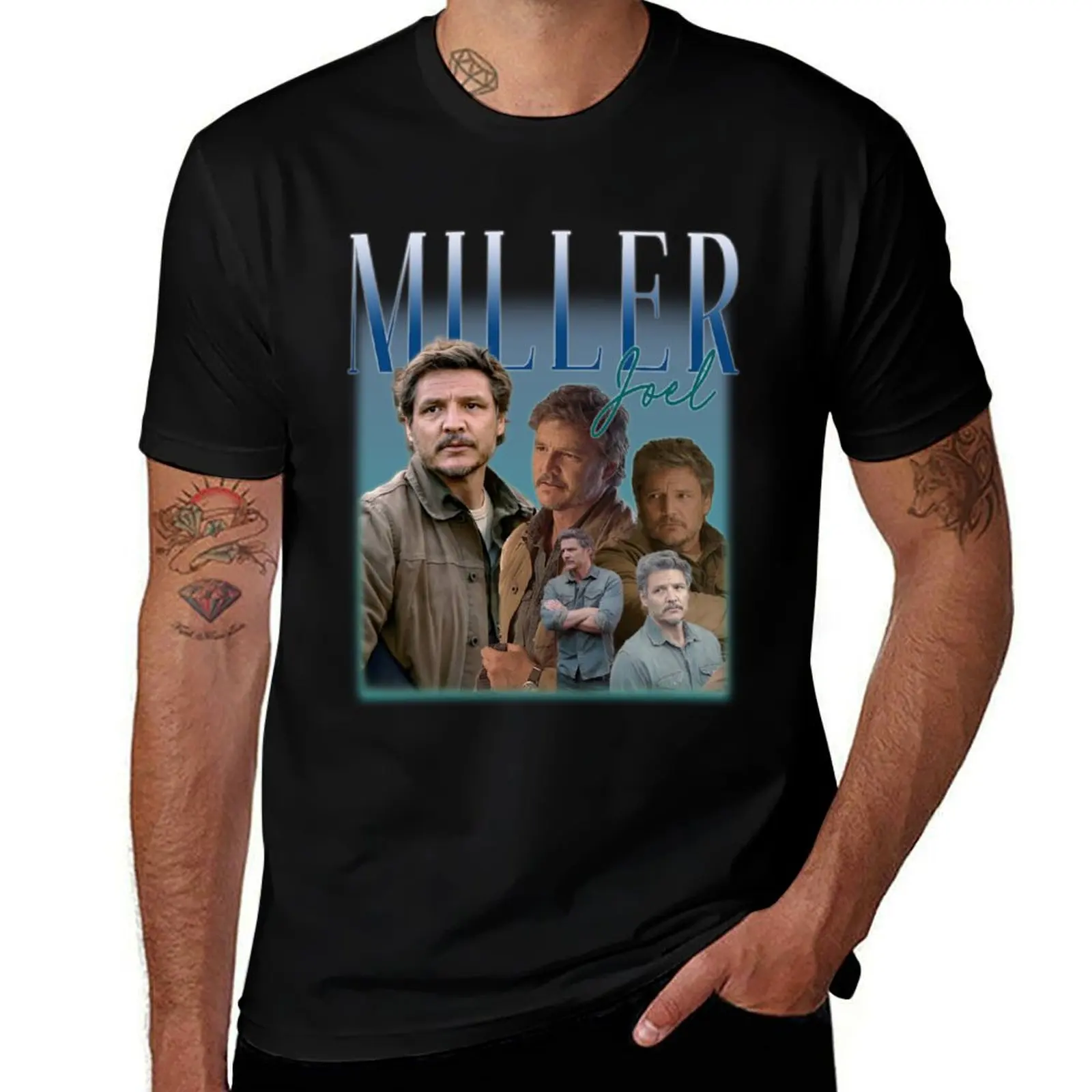 

Joel Miller Vintage T-Shirt t shirt personalised man t shirt cotton high quality